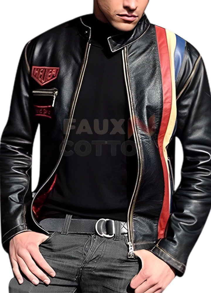 Tag Heuer Black Leather Jacket Tag Heuer Black Leather Jacket
